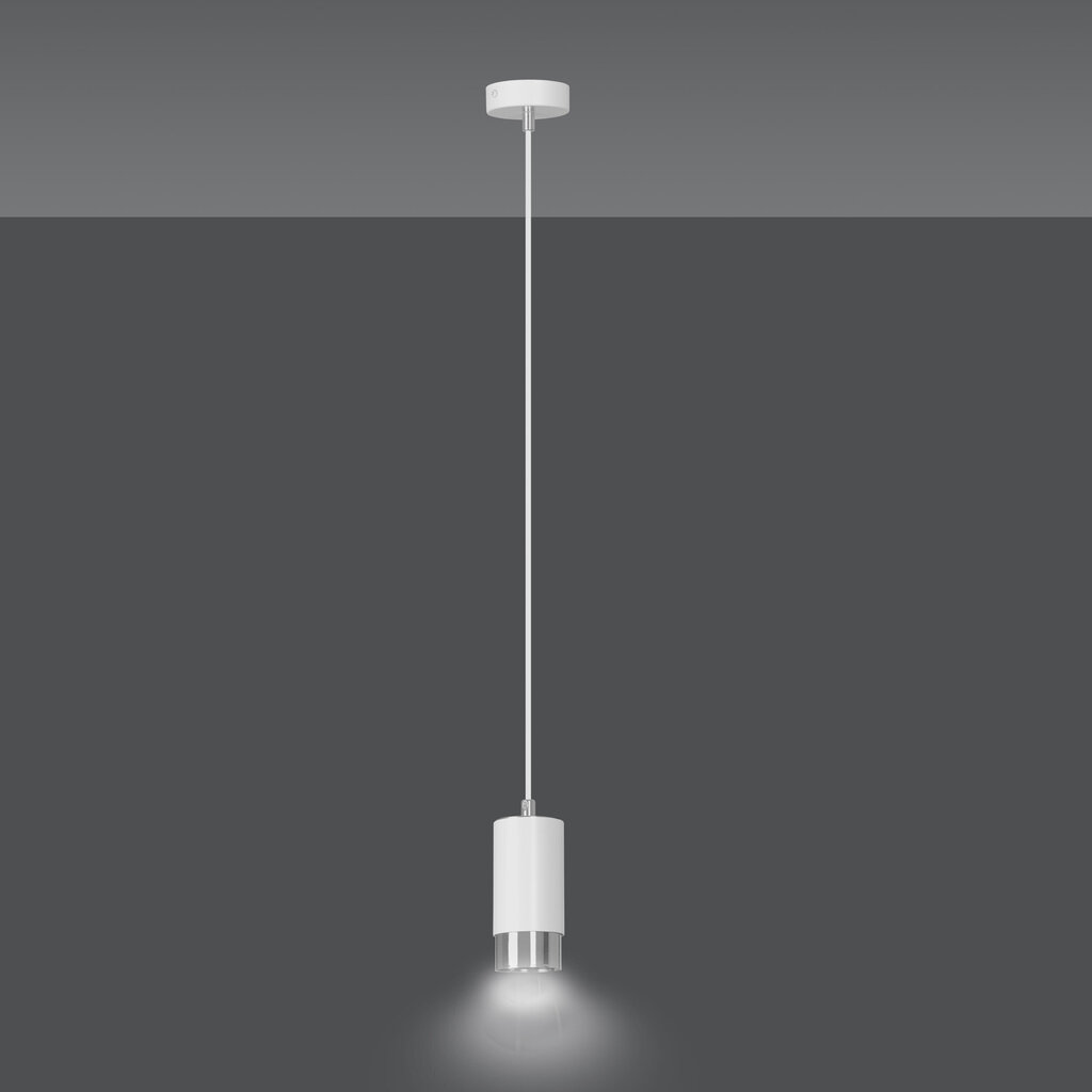 Emibig lampa Fumiko 1 White Chrome cena un informācija | Piekaramās lampas | 220.lv