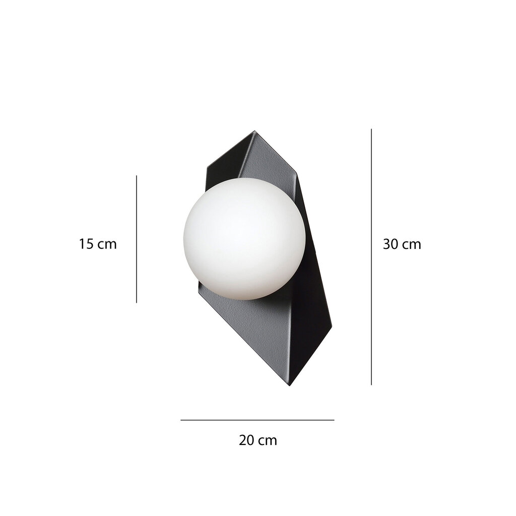 Emibig lampa Drifton K 1 White цена и информация | Sienas lampas | 220.lv