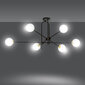 Emibig lampa Diarf 6 Black Gold cena un informācija | Lustras | 220.lv