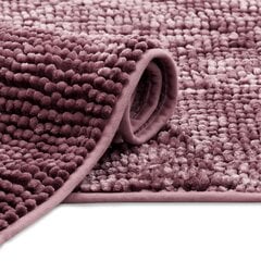 AmeliaHome vannas istabas paklājs, tumši rozā krāsā - dažādi izmēri cena un informācija | Vannas istabas aksesuāri | 220.lv