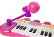 Klavieres ar mikrofonu, 24 taustiņi, rozā cena un informācija | Attīstošās rotaļlietas | 220.lv