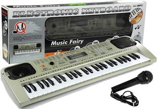 Lielas klavieres ar mikrofonu Keyboard MQ-807 USB cena un informācija | Attīstošās rotaļlietas | 220.lv