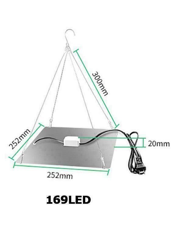 169 LED piekaramais panelis augu audzēšanai cena un informācija | Diedzēšanas trauki, augu lampas | 220.lv