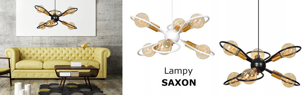 Emibig piekaramā lampa Saxon 4 White cena un informācija | Lustras | 220.lv