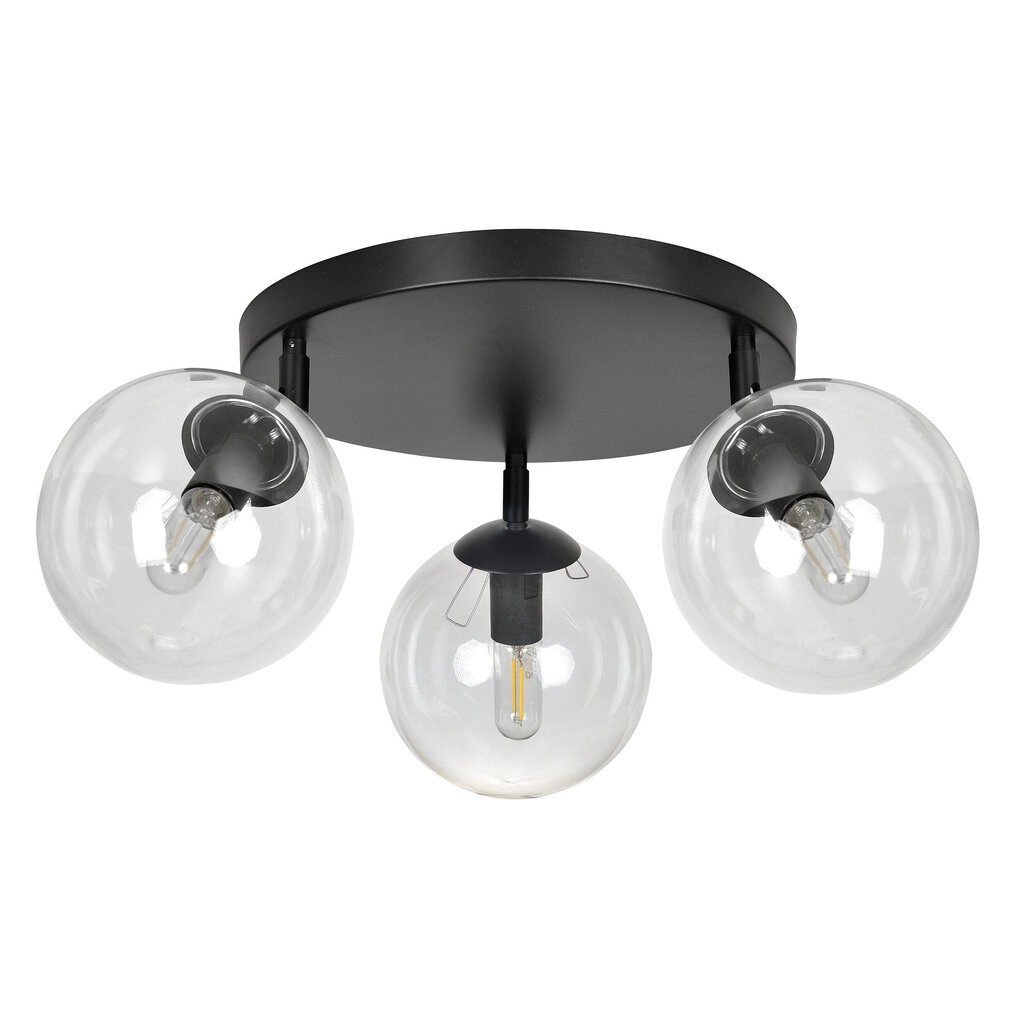 Emibig griestu lampa Tofi 3A BL/transparent Premium cena un informācija | Griestu lampas | 220.lv