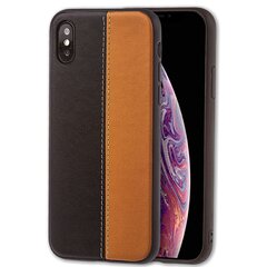Кожаный чехол Lilware биколор PU для Apple, iPhone XS, темно-коричневый цена и информация | Чехлы для телефонов | 220.lv