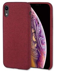 Lilware Soft Fabric telefona maciņš priekš iPhone XR. Sarkans цена и информация | Чехлы для телефонов | 220.lv