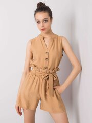 RUE PARIS Beige ikdienas komplekts. Beige S цена и информация | Женские костюмы | 220.lv