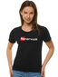 Sieviešu T-krekls "Nenervuok" JS/SD211-43279, melns cena un informācija | T-krekli sievietēm | 220.lv