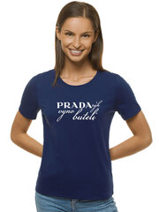 Sieviešu T-krekls "Prada" JS/SD211-43229, tumši zils cena un informācija | T-krekli sievietēm | 220.lv
