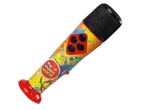 Bērnu karaoke mikrofons, sarkans цена и информация | Развивающие игрушки | 220.lv