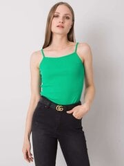 Базовый топ Rue Paris, темно-зеленого цвета цена и информация | Женские блузки, рубашки | 220.lv