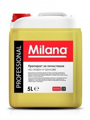 Tīrīšanas līdzeklis griliem un cepeškrāsnīm, MILANA® Professional - 5L cena un informācija | Tīrīšanas līdzekļi | 220.lv