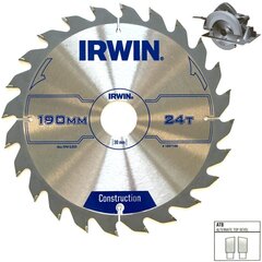 Griešanas disks Irwin 210x30(20,16)x40T 2,5 mm ATB цена и информация | Механические инструменты | 220.lv