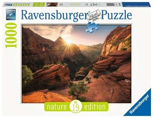 Puzle Ravensburger Zion Canyon USA, 1000 d. cena un informācija | Puzles, 3D puzles | 220.lv
