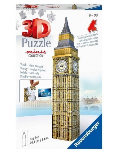3D puzle, Ravensburger, Big Ben, 54 d. cena un informācija | Puzles, 3D puzles | 220.lv
