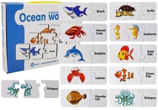 Развивающая головоломка "Мир океана", английский яз., 10 комбинаций цена и информация | Настольная игра | 220.lv