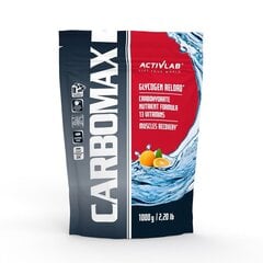 Maisto papildas Activlab CarboMax Energy Power Pomarańcza 1kg cena un informācija | Uztura bagātinātāji enerģijai | 220.lv