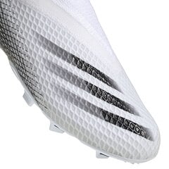 Футбольные бутсы для мальчиков Adidas X Ghosted.3 LL FG, белые EG8151 цена и информация | Футбольные ботинки | 220.lv