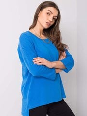 Женская хлопковая блуза, синего цвета цена и информация | Женские блузки, рубашки | 220.lv