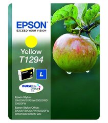 Epson T1294 Ink Cartridge, Yellow цена и информация | Картриджи для струйных принтеров | 220.lv