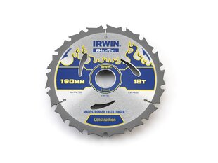 Griešanas disks Irwin Weldtec 190x30(20)x18T 2,4 mm ATB cena un informācija | Rokas instrumenti | 220.lv