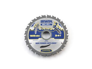 Griešanas disks Irwin Weldtec 165x30(20)x24T 2,4 mm ATB cena un informācija | Rokas instrumenti | 220.lv