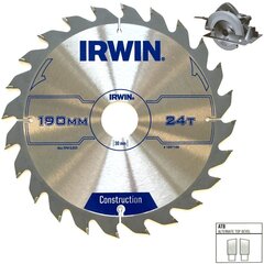 Griešanas disks Irwin 200x30(20,16)x40T 2,5 mm ATB cena un informācija | Rokas instrumenti | 220.lv