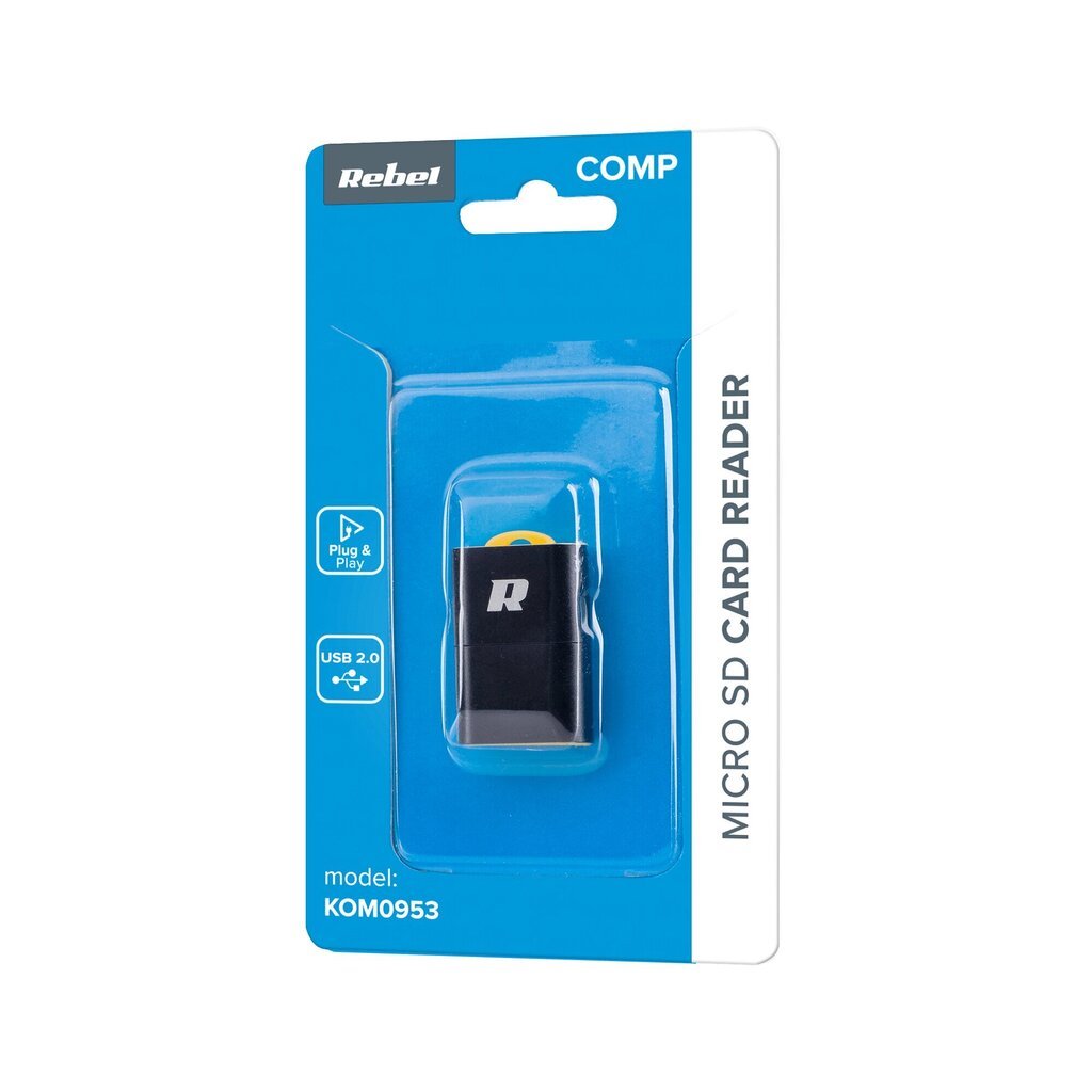 Rebel MicroSD > USB Adapteris Balts цена и информация | Adapteri un USB centrmezgli | 220.lv