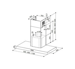 Вытяжка Faber Stilo COMFORT WH MATT A60 цена и информация | Вытяжки на кухню | 220.lv