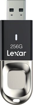 Lexar JumpDrive Fingerprint F35 256 GB, цена и информация | USB Atmiņas kartes | 220.lv