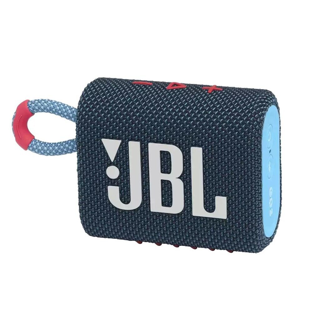 JBL Go 3 JBLGO3BLUP цена и информация | Skaļruņi | 220.lv