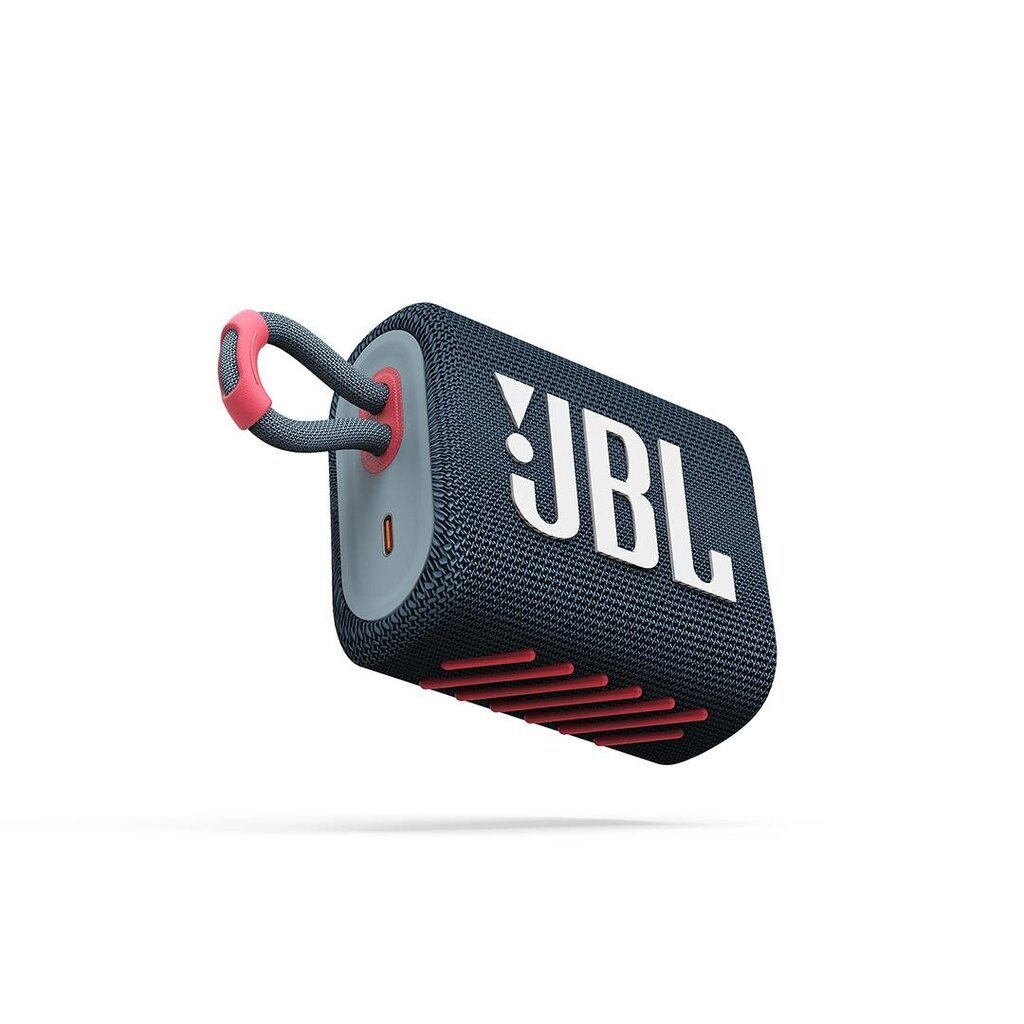 JBL Go 3 JBLGO3BLUP cena un informācija | Skaļruņi | 220.lv