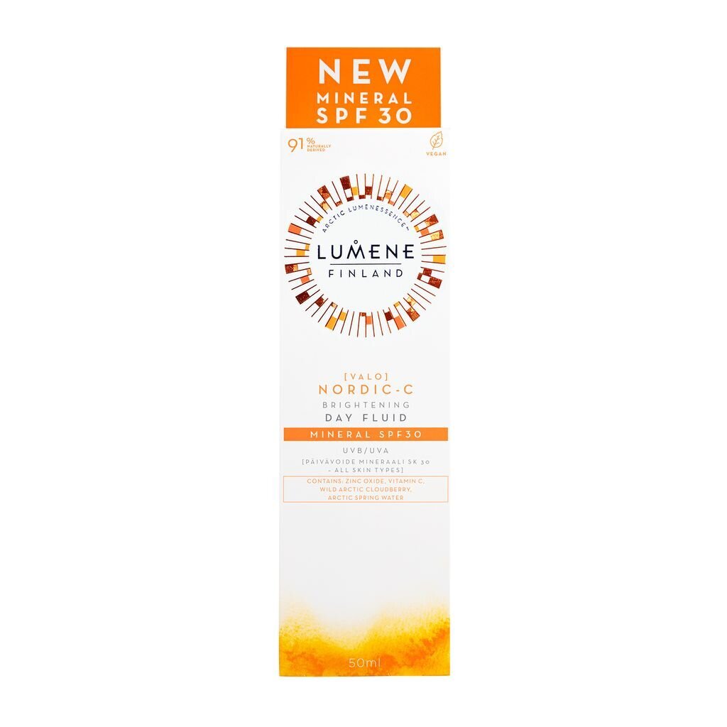 LUMENE Nordic-C dienas krēms SPF30 50 ml цена и информация | Sejas krēmi | 220.lv