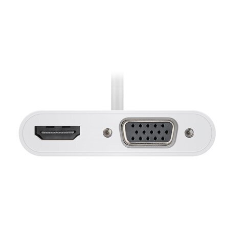Goobay USB-C multiport adapter HDMI + VG cena un informācija | Adapteri un USB centrmezgli | 220.lv
