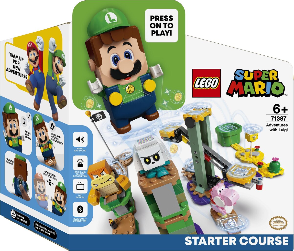 71387 LEGO® Super Mario Piedzīvojumi ar Luigi sākuma maršruts цена и информация | Konstruktori | 220.lv