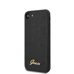 Aizmugurējais vāciņš Guess    Apple    Lizard Cover iPhone 7/8/SE2020    Black cena un informācija | Telefonu vāciņi, maciņi | 220.lv