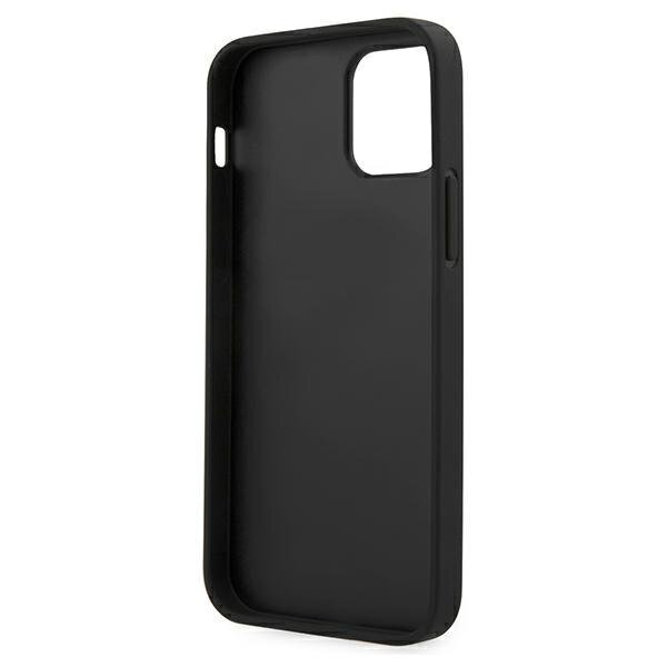 Aizmugurējais vāciņš Guess    Apple    iPhone 12/12 Pro Max V Quilted Cover    Black цена и информация | Telefonu vāciņi, maciņi | 220.lv