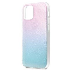 Aizmugurējais vāciņš Guess    Apple    iPhone 12 Mini 5.4'' 3D Raised Cover    Gradient Blue cena un informācija | Telefonu vāciņi, maciņi | 220.lv