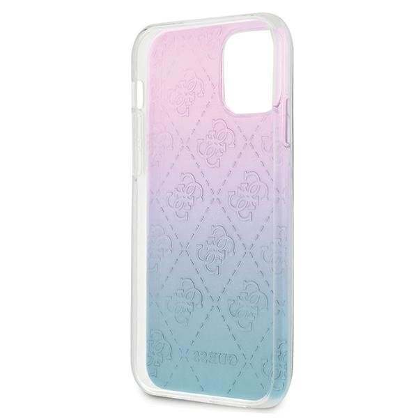 Aizmugurējais vāciņš Guess    Apple    iPhone 12 Mini 5.4'' 3D Raised Cover    Gradient Blue цена и информация | Telefonu vāciņi, maciņi | 220.lv