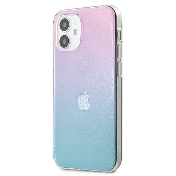 Aizmugurējais vāciņš Guess    Apple    iPhone 12 Mini 5.4'' 3D Raised Cover    Gradient Blue цена и информация | Telefonu vāciņi, maciņi | 220.lv