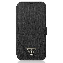 Atveramie maciņi Guess    Apple    iPhone 12 Pro Max 6.7'' Book case    Black cena un informācija | Telefonu vāciņi, maciņi | 220.lv