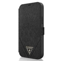 Atveramie maciņi Guess    Apple    iPhone 12 Pro Max 6.7'' Book case    Black cena un informācija | Telefonu vāciņi, maciņi | 220.lv