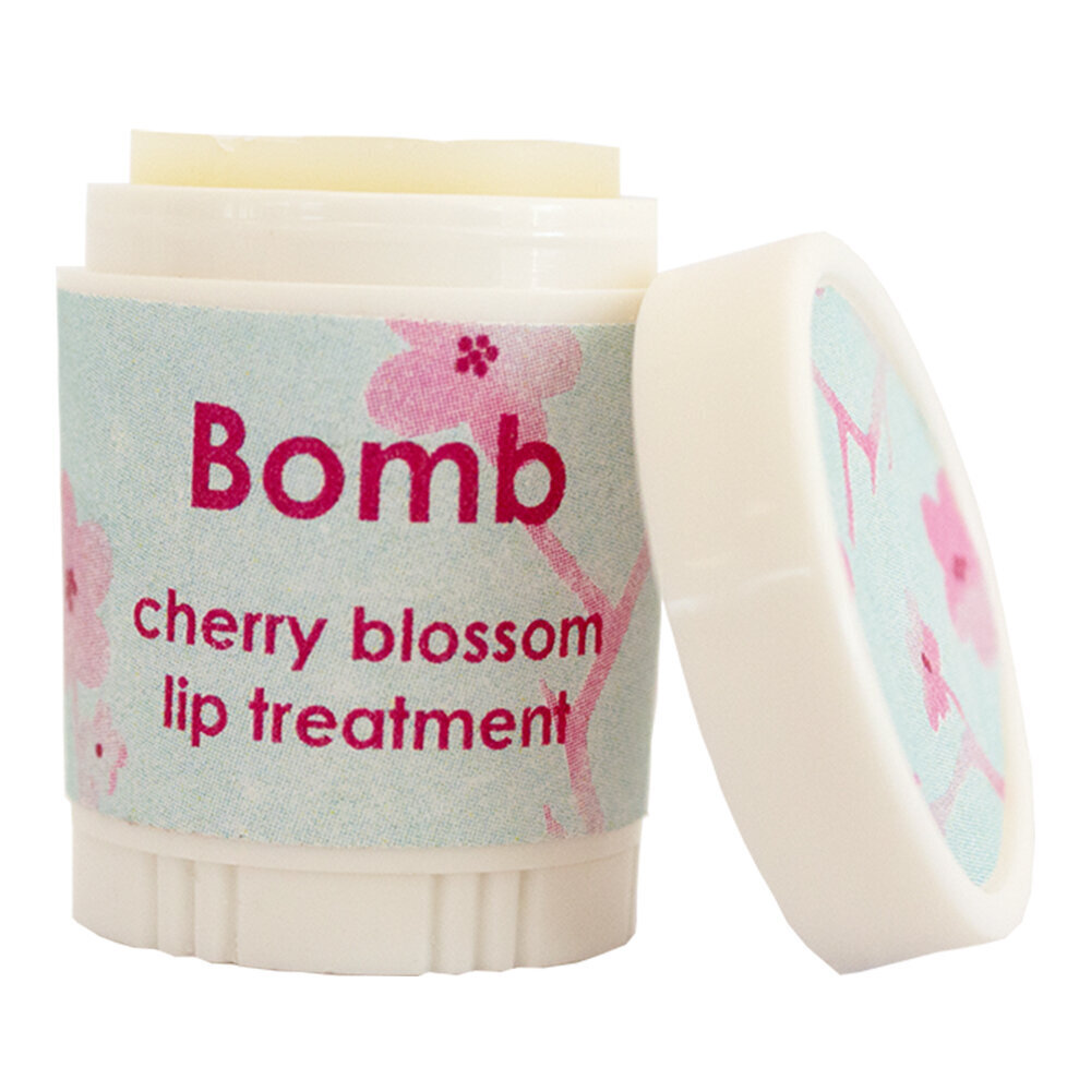 BOMB COSMETICS lūpu balzams Cherry Blossom 4,5 g cena un informācija | Lūpu krāsas, balzāmi, spīdumi, vazelīns | 220.lv