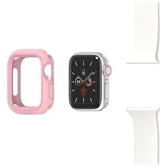 Чехол Apple Watch Series 6 / SE / 4/5 44 мм Otterbox EXO EDGE - розовый цена и информация | Аксессуары для смарт-часов и браслетов | 220.lv