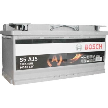 Аккумулятор Bosch AGM 105Ah 950a S5A15 цена и информация | Аккумуляторы | 220.lv