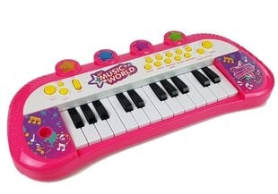 Pianinko Keyboard 24 klawisze Różowe цена и информация | Развивающие игрушки | 220.lv