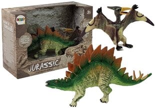 Набор фигур динозавров Stegosaurus and Pteranodon цена и информация | Игрушки для мальчиков | 220.lv