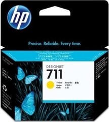 HP 711 tintes kartridžs dzeltens 29 ml DJ T120 520 cena un informācija | Tintes kārtridži | 220.lv