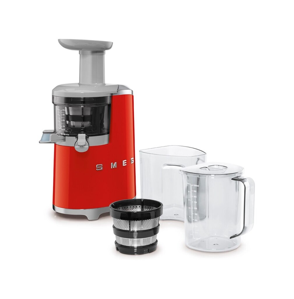 Smeg Red Slow Juicer SJF01RDEU cena un informācija | Sulu spiedes | 220.lv